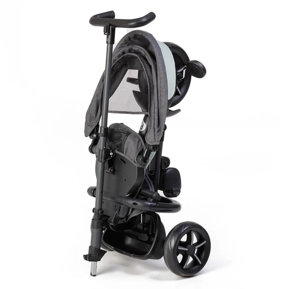 EUREKAKIDS Triciclo evolutivo Roady Folding Trike 6 etapas – Color menta