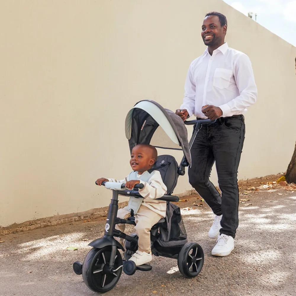 EUREKAKIDS Triciclo evolutivo Roady Folding Trike 6 etapas – Color menta