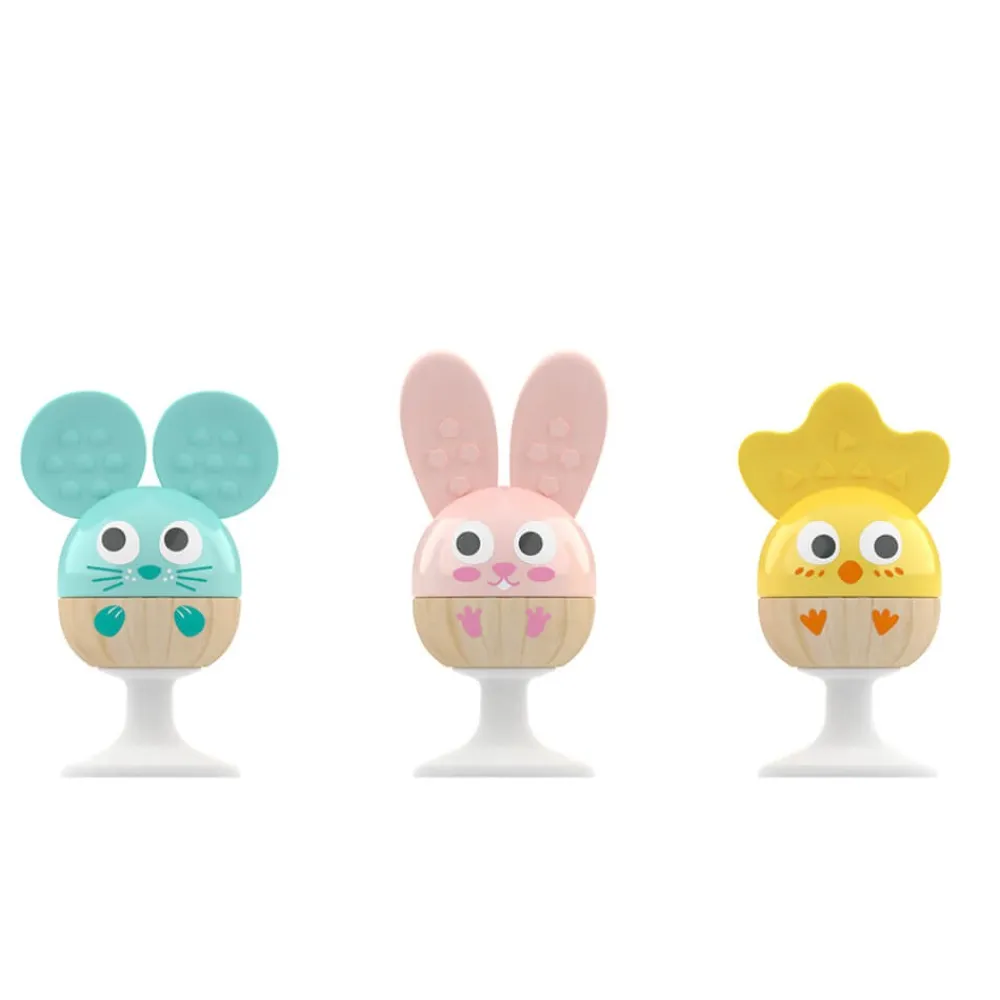 HAPE Trío de sonajeros – animales alegres