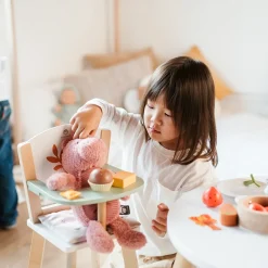 EUREKAKIDS Trona de madera