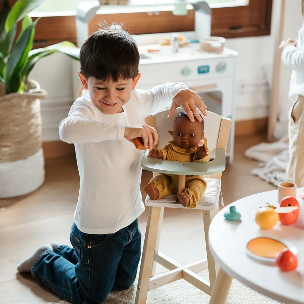 EUREKAKIDS Trona de madera