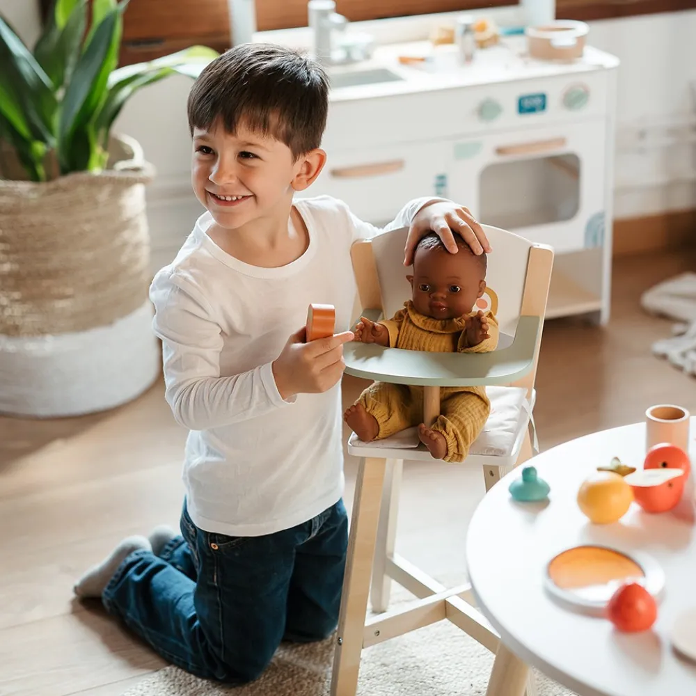 EUREKAKIDS Trona de madera