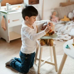 EUREKAKIDS Trona de madera