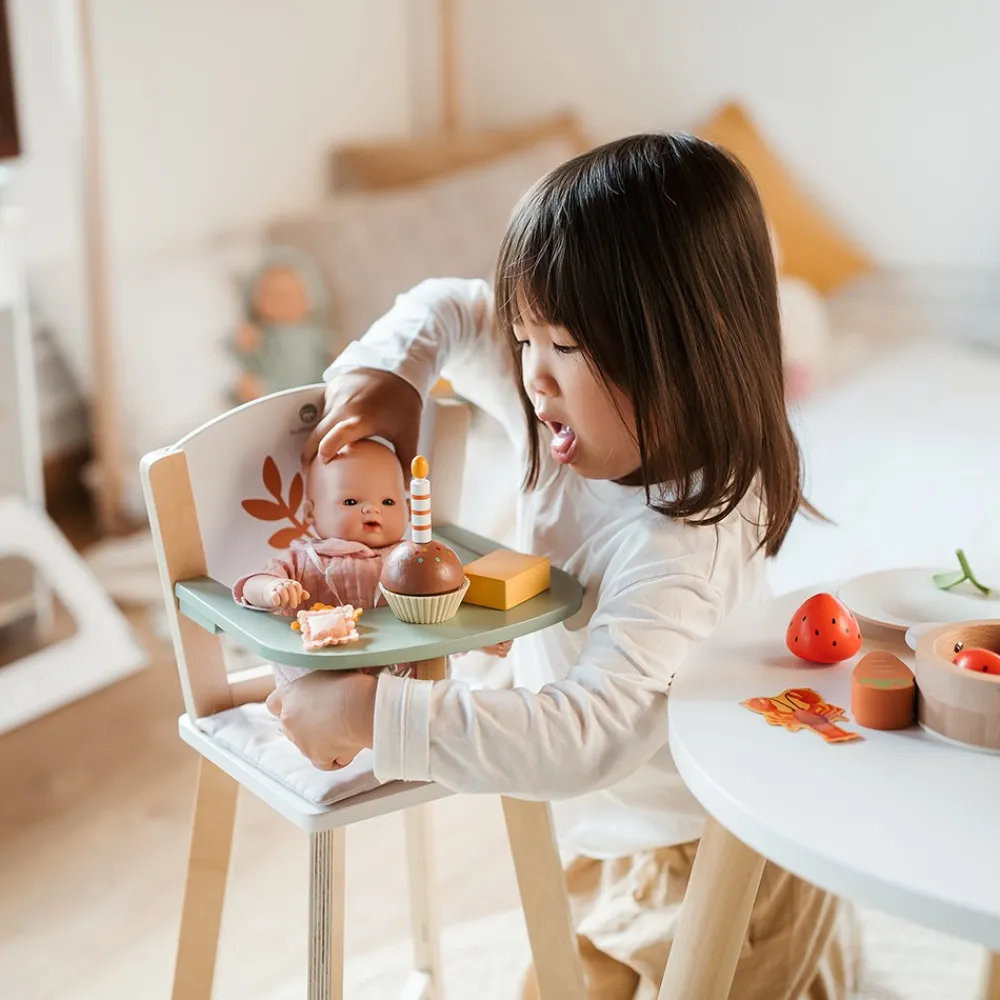 EUREKAKIDS Trona de madera