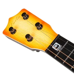 EUREKAKIDS Ukelele realista de 56 cm con 4 cuerdas ajustables