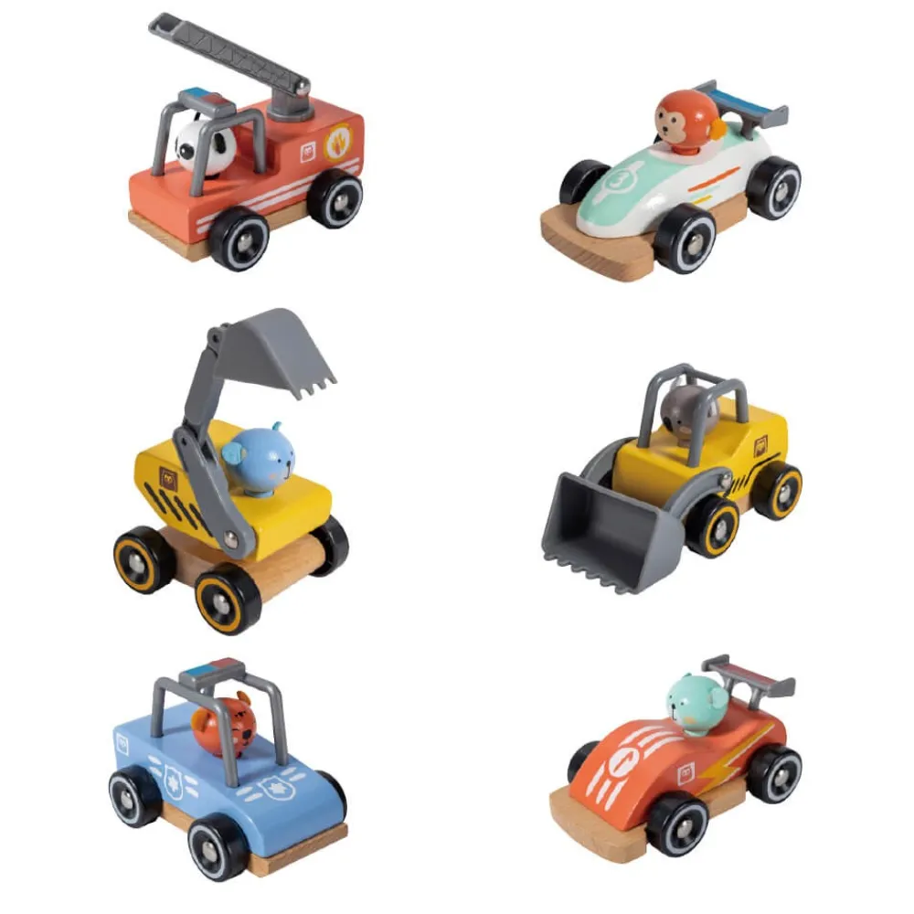 EUREKAKIDS Vehículos de madera – Wild Riders