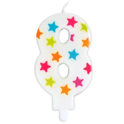 SCRAP COOKING Vela cumpleaños del número 8