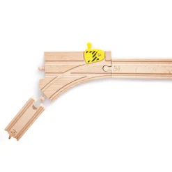 HAPE Vias mecánicas de tren de madera con forma de Y