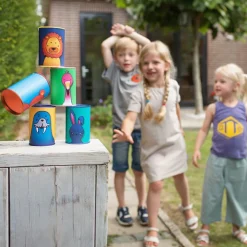 RODATOYS Volcar latas de animalitos